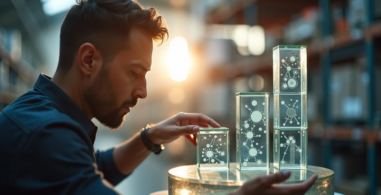 Visualisierung eines dreistufigen Capacity Management Systems, das die Phasen Analyse, Netzwerkaufbau und agile Steuerung darstellt