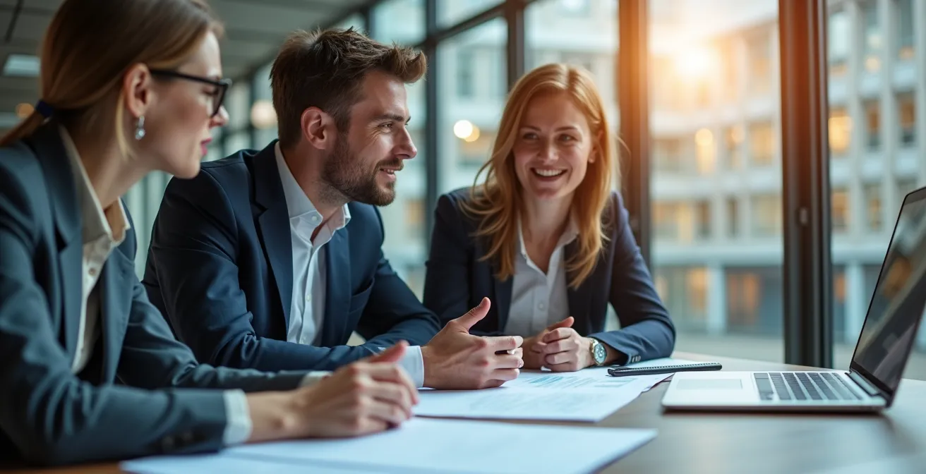Darstellung einer Forschungskooperation zwischen Universität und Industrie
