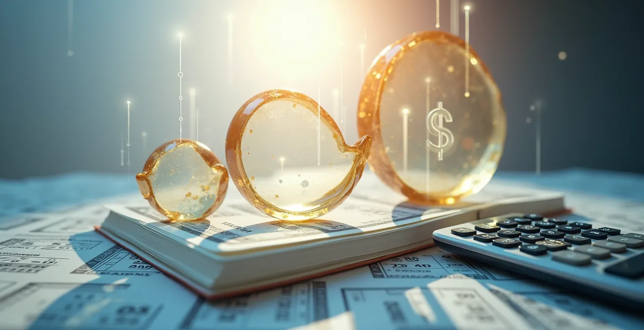 Finanzanalyse-Dashboard mit Diagrammen zur Forschungsförderung