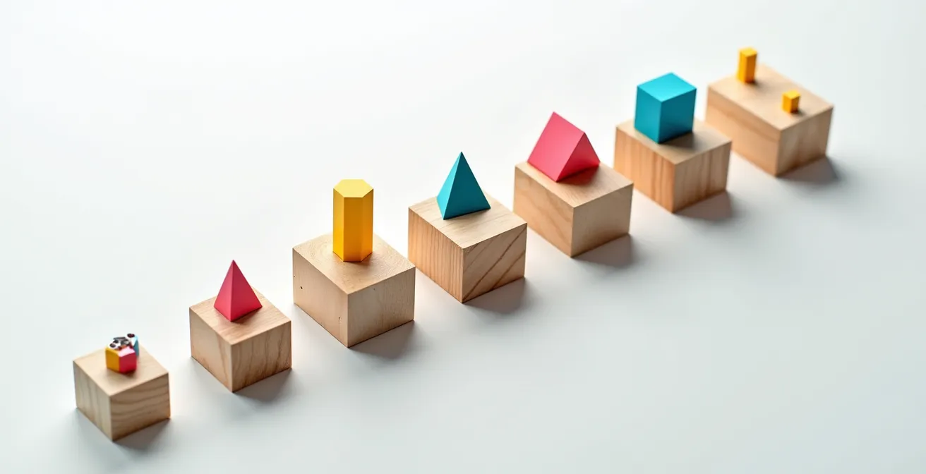 Visuelle Darstellung einer Kompetenz-Matrix mit verschiedenen Mitarbeiterrollen und digitalen Fähigkeiten