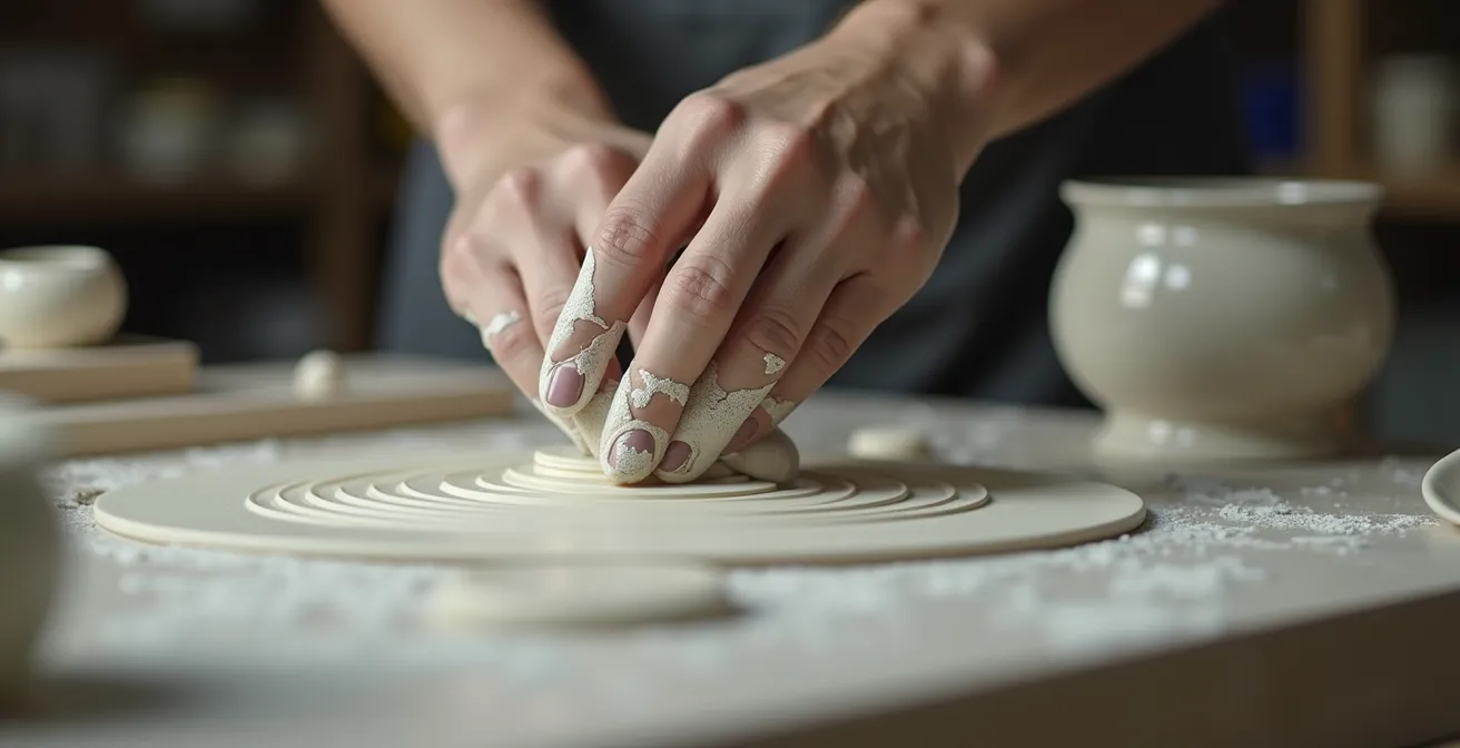 Mitarbeiter-Workshop in einer deutschen Porzellan-Manufaktur als Teil einer Kulturpartnerschaft