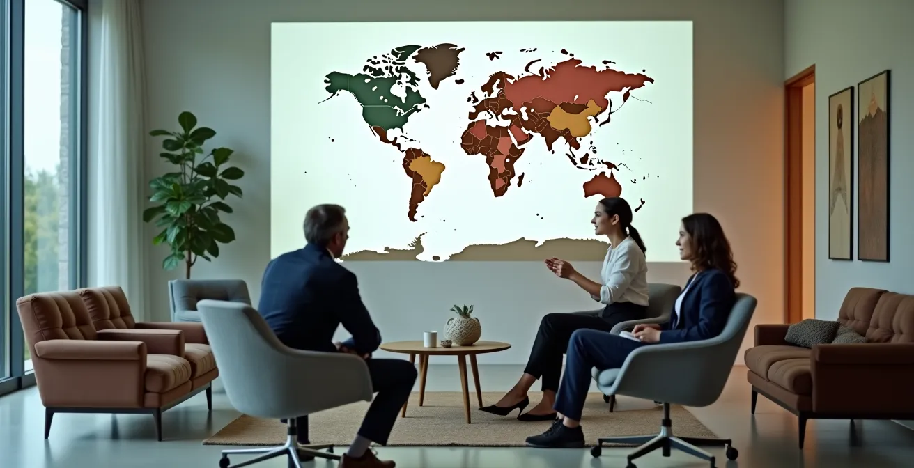 Interaktives Pre-Departure-Training mit Familie und Expat-Mentoren in deutschem Unternehmen